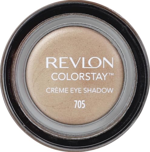 Revlon Crème Eyeshadow, ColorStay 24 Hour Eye Makeup, Highly Pigmented Cream Formula in Blendable Matte & Shimmer Finishes, 705 Crème Brûlée, 0.18 Oz - Morena Vogue