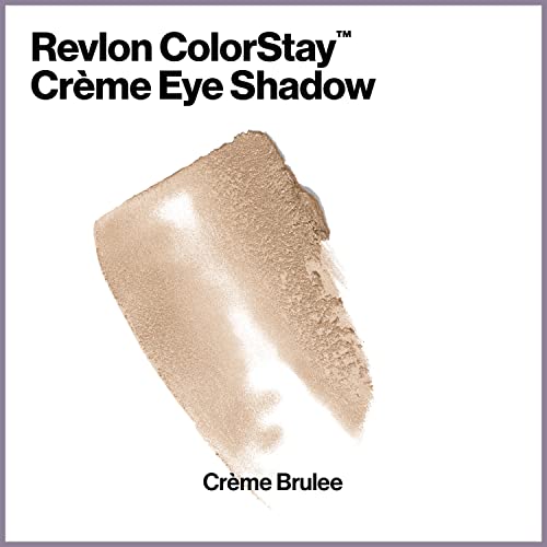 Revlon Crème Eyeshadow, ColorStay 24 Hour Eye Makeup, Highly Pigmented Cream Formula in Blendable Matte & Shimmer Finishes, 705 Crème Brûlée, 0.18 Oz - Morena Vogue