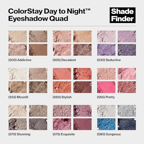 Revlon Eyeshadow Palette, ColorStay Day to Night Up to 24 Hour Eye Makeup, Velvety Pigmented Blendable Matte & Shimmer Finishes, 530 Seductive, 0.16 Oz - Morena Vogue