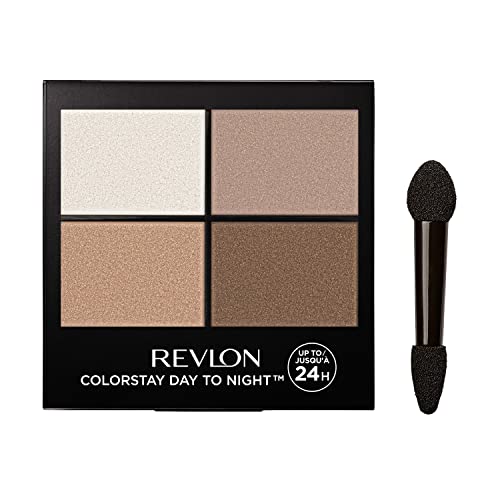 Revlon Eyeshadow Palette, ColorStay Day to Night Up to 24 Hour Eye Makeup, Velvety Pigmented Blendable Matte & Shimmer Finishes, 555 Moonlit, 0.16 Oz - Morena Vogue