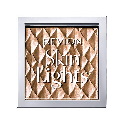 Revlon Highlighter Makeup, Skin Lights Prismatic Powder Face Makeup, Natural Glow, Shimmer Finish, 201 Daybrak Glimmer, 0.28 Oz - Morena Vogue