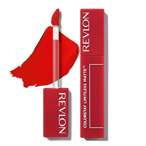 REVLON Lipstick, ColorStay Limitless Matte Liquid Lipstick, Vegan Formula, No-Budge Matte, Longwear Lipstick, Long Lasting, Lightweight/Comfortable, Waterproof, 010 Top Talent, 0.17 fl oz - Morena Vogue