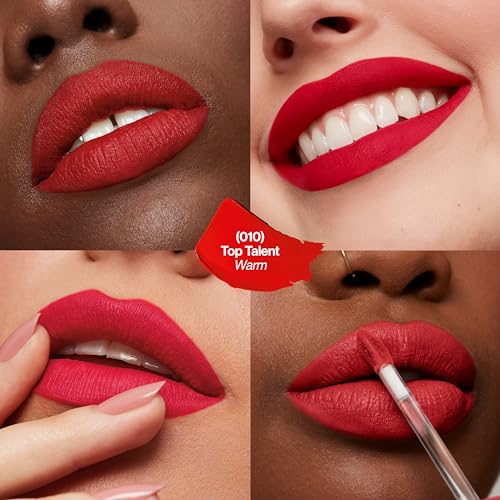 REVLON Lipstick, ColorStay Limitless Matte Liquid Lipstick, Vegan Formula, No-Budge Matte, Longwear Lipstick, Long Lasting, Lightweight/Comfortable, Waterproof, 010 Top Talent, 0.17 fl oz - Morena Vogue