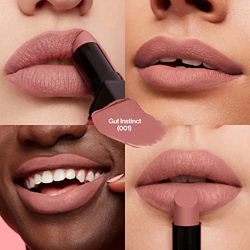 REVLON Lipstick, ColorStay Suede Ink, Built-in Primer, Infused with Vitamin E, Waterproof, Smudge-proof, Matte Color, 001 Gut Instict, 0.09 oz. - Morena Vogue