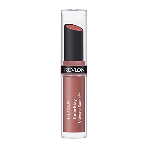 REVLON Lipstick, ColorStay Ultimate Suede Lipstick, High Impact Lip color with Moisturizing Creamy Formula, Infused with Vitamin E, 055 Iconic, 0.09 Oz - Morena Vogue