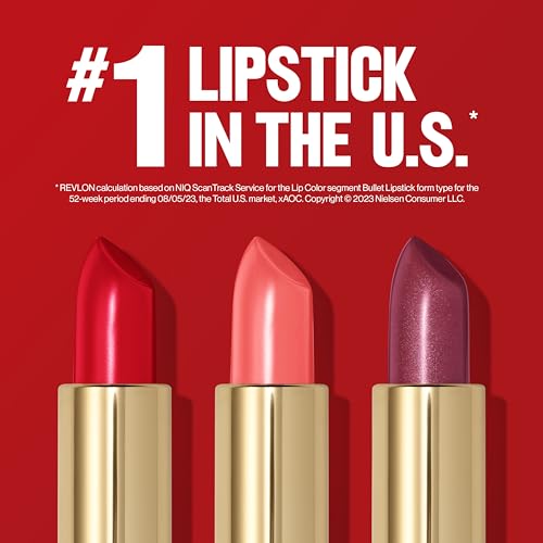 Revlon Super Lustrous Lipstick, High Impact Lipcolor with Moisturizing Creamy Formula, Infused with Vitamin E and Avocado Oil in Mauves & Trends, Smoky Rose (245) 0.15 oz - Morena Vogue