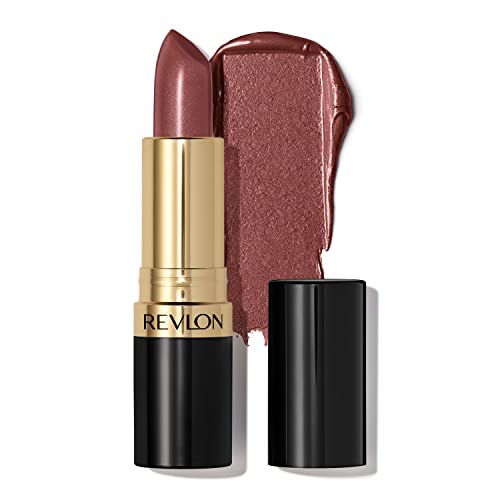 Revlon Super Lustrous Lipstick, High Impact Lipcolor with Moisturizing Creamy Formula, Infused with Vitamin E and Avocado Oil in Mauves & Trends, Smoky Rose (245) 0.15 oz - Morena Vogue