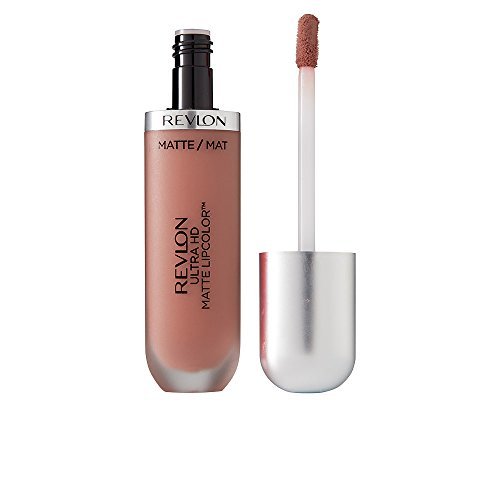 Revlon Ultra HD Matte Lipcolor, Velvety Lightweight Matte Liquid Lipstick In Nude / Brown, Forever (645), 0.2 oz - Morena Vogue
