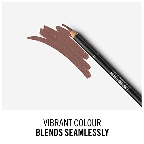 Rimmel Lasting Finish 8HR Soft Lip Liner Pencil - Vibrant, Blendable Formula to Lock Lipstick in Place for 8 Hours - 705 Cappuccino, .04oz - Morena Vogue