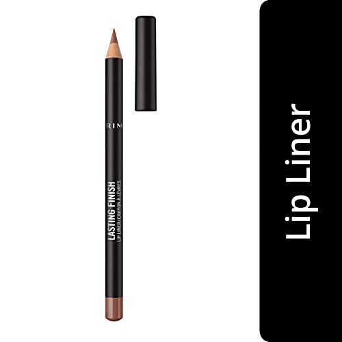 Rimmel Lasting Finish 8HR Soft Lip Liner Pencil - Vibrant, Blendable Formula to Lock Lipstick in Place for 8 Hours - 705 Cappuccino, .04oz - Morena Vogue