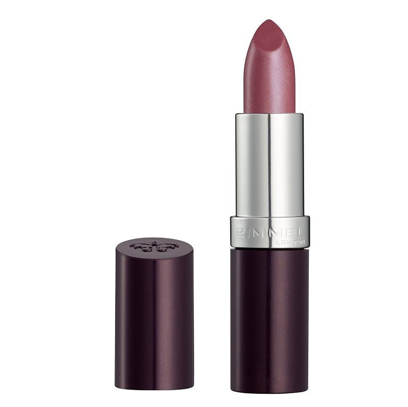 Rimmel Lasting Finish Lipstick - Up to 8 Hours of Intense Lip Color with Color Protect Technology and Exclusive Black Diamond Complex - 066 Heather Shimmer, .14oz - Morena Vogue