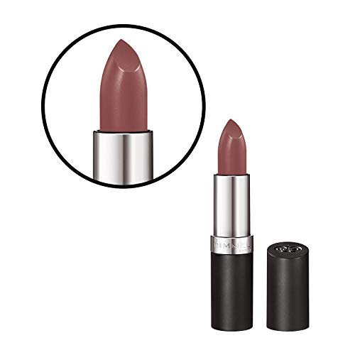 Rimmel Lasting Finish Lipstick - Up to 8 Hours of Intense Lip Color with Color Protect Technology and Exclusive Black Diamond Complex - 066 Heather Shimmer, .14oz - Morena Vogue