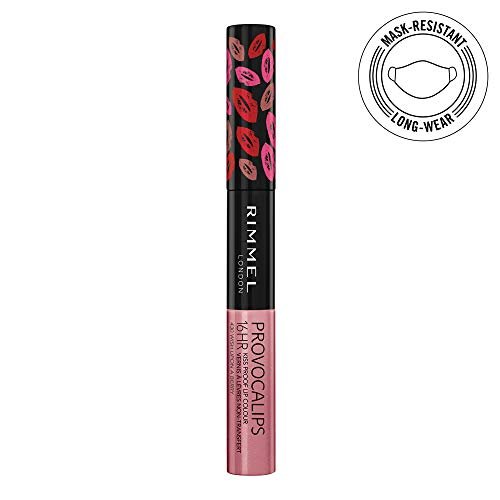 Rimmel London Provocalips 16hr Kiss-Proof Lip Color - Two-Step Liquid Lipstick to Lock in Color and Shine - 430 Wish Upon A Berry, .14 fl.oz. - Morena Vogue