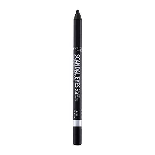 Rimmel London Scandaleyes Waterproof Gel Pencil Eyeliner, Long-Wearing, Ultra-Smooth, Smudge-Proof, 001, Black, 0.04oz - Morena Vogue