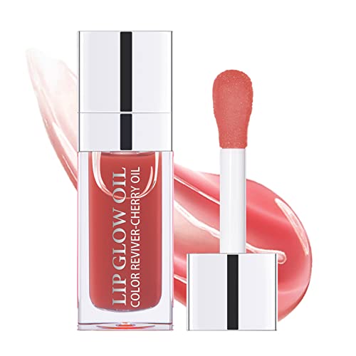 Rmoce Lip Oil, Hydrating Lip Glow Oil, Lip Plumper Gloss, Moisturizing Lip Oil, No-Sticky Transparent Plumping Lip Gloss, Lip Gloss Lip Balm Lip Care - Morena Vogue