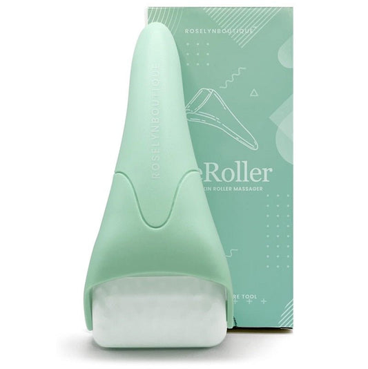 ROSELYNBOUTIQUE Cryotherapy Ice Roller for Face Wrinkles Fine Lines Puffiness Stick Massager Facial Skin Care Tools Self Care Gifts for Men Women (Green) - Morena Vogue