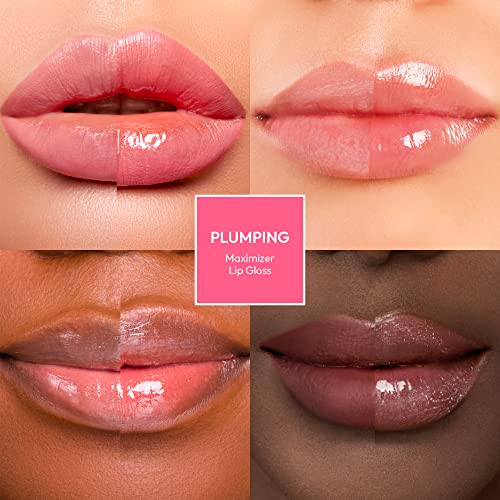 Ruby Kisses Plumping Lip Gloss – Hydrating, Voluminous, High-Shine, Cruelty-Free Lip Plumper, Smoothing, Instinct Lip Maximizer, 4 Colors, 0.15 FL oz. (CLEAR) - Morena Vogue