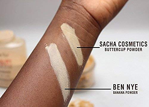 Sacha BUTTERCUP Setting Powder Makeup 1.75 Oz. Translucent Setting Powder for Oily Skin Finishing Powder Loose Powder Makeup Blurring Powder Blurs Fine Lines and Pores For Medium to Dark Skin Tones - Morena Vogue