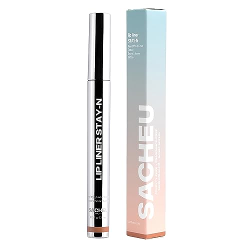 Sacheu Lip Liner Stay-N - Peel Off Lip Liner Tattoo, Peel Off Lip Stain, Long Lasting Lip Stain Peel Off, Infused with Hyaluronic Acid & Vitamin E, p-INKED - Morena Vogue