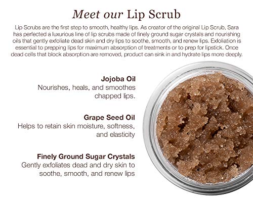 sara happ The Lip Scrub: Pink Grapefruit Sugar Scrub, Exfoliating Lip Treatment, Moisturizer for Dry and Flaky Lips, Vegan, 0.5 oz - Morena Vogue