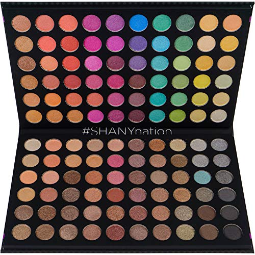 SHANY Ultimate Fusion - 120 Color Highly Pigmented Makeup Palette Long Lasting Blendable Natural Colors Eye shadow Palette Natural Nude and Neon Combination - Morena Vogue