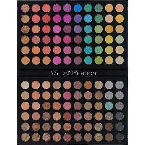 SHANY Ultimate Fusion - 120 Color Highly Pigmented Makeup Palette Long Lasting Blendable Natural Colors Eye shadow Palette Natural Nude and Neon Combination - Morena Vogue