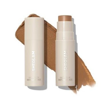 SHEGLAM Snatch 'n' Define Cream Contour Stick Long Lasting Highly Pigmented Sweat Proof Face Bronzer Makeup - Golden Sun - Morena Vogue