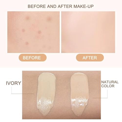 Skin Tone Adjusting CC Cream，Colour Correcting Self Adjusting for Mature Skin,All-In-One Face Sunscreen and Foundation,Skin Concealer,Natural z1. (Off White$#1, 1 Ounce (Pack of 1)) - Morena Vogue