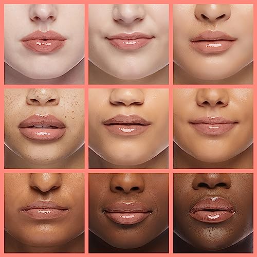 Sokgo Hydrating Lip Glow Oil, Plumping Lip Gloss, Moisturizing Lip Oil Gloss, Transparent Moisturizing Lip Balm, Natural Lip Plumper, Lip Plumper Gloss Make Lips Fuller and Moisturizing (Pink) - Morena Vogue