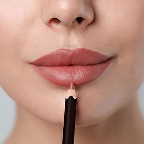 Sorme Cosmetics Smearproof Lipliner in Earth 0.06 oz | Smudgeproof Nude Lip Liner Pencil | High Definition Waterproof Lip Liners for Women | Hydrating Lip Pencil | Matte Lip Pencil Liner Makeup - Morena Vogue