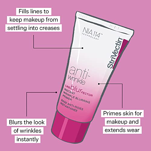 StriVectin Line BlurFector™ Instant Wrinkle Blurring Primer, Skin Primer to help blur and fill the look of wrinkles, Makeup Primer for Smooth Skin, 1 oz. - Morena Vogue