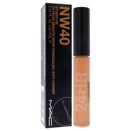 Studio Fix 24-Hour Smooth Wear Concealer - NW40 by MAC for Women - 0.24 oz Concealer - Morena Vogue