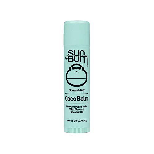 Sun Bum Ocean Mint Cocobalm | Hydrating Lip Balm with Aloe | Paraben Free, Silicone Free,| 0.15oz Stick - Morena Vogue