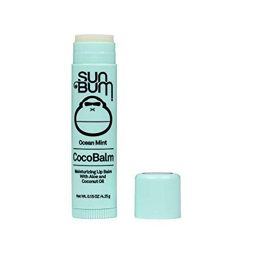 Sun Bum Ocean Mint Cocobalm | Hydrating Lip Balm with Aloe | Paraben Free, Silicone Free,| 0.15oz Stick - Morena Vogue