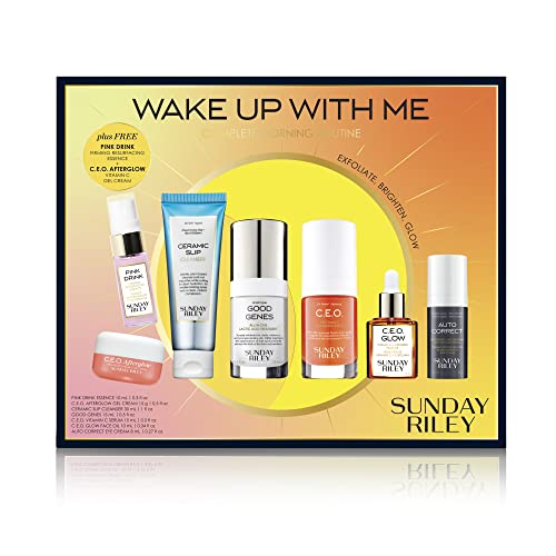 Sunday Riley Wake Up With Me Complete Brightening Morning Skincare Set, 1 ct. - Morena Vogue