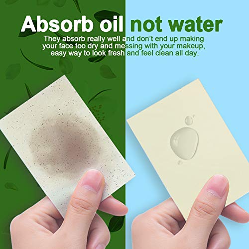 Teenitor 1000 Counts Oil Absorbing Sheets, Oil Blotting Paper, Oil Absorbing Tissues, Face Facial Natural Oil Control Film Blotting for Oily Skin Care Men Women-Jasmine - Morena Vogue