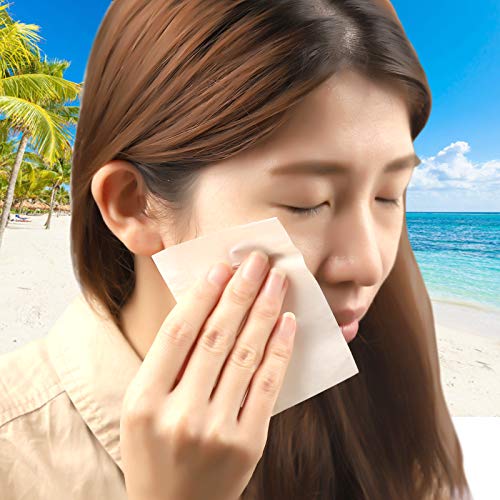 Teenitor 1000 Counts Oil Absorbing Sheets, Oil Blotting Paper, Oil Absorbing Tissues, Face Facial Natural Oil Control Film Blotting for Oily Skin Care Men Women-Jasmine - Morena Vogue