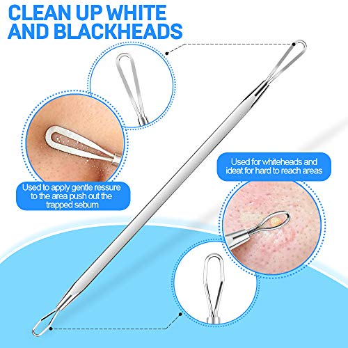 Teenitor Pimple Extractor Acne Treatment Surgical Grade Blackhead Comedone Removal 2-in-1 Popper Tool for Face Nose - Morena Vogue