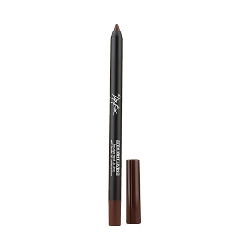 The Lip Bar | Straight Line Lip Liner | Vegan & Cruelty Free | Straight Living - Deep Brown - Morena Vogue