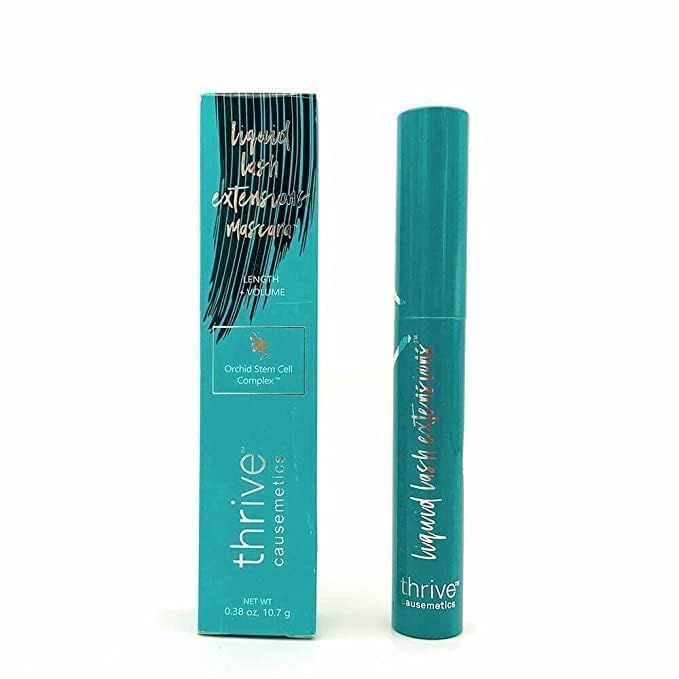 Thrive Causemetics Liquid Lash Extensions Brynn Rich Black .38oz Full Size, 0.38 Ounce (Pack of 1) - Morena Vogue