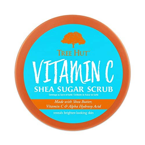 Tree Hut Vitamin C Shea Sugar Scrub, 18 oz, Ultra Hydrating and Exfoliating Scrub for Nourishing Essential Body Care - Morena Vogue