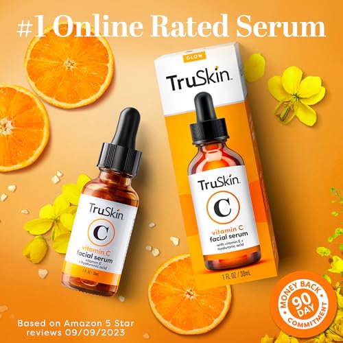 TruSkin Vitamin C Face Serum – Anti Aging Facial Serum with Vitamin C, Hyaluronic Acid, Vitamin E & More – Brightening Serum for Dark Spots, Even Skin Tone, Eye Area, Fine Lines & Wrinkles, 1 Fl Oz - Morena Vogue