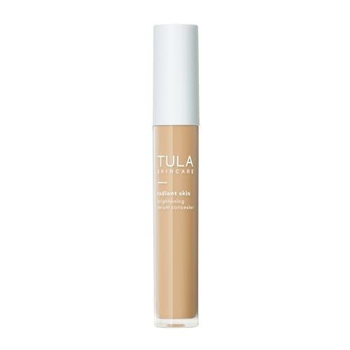 TULA Skin Care Radiant Skin Brightening Serum Concealer - Conceals Dark Circles & Discoloration, Longwearing & Crease-Resistant, Brightens the Appearance of Skin Over Time, Shade 120, 0.18 fl oz. - Morena Vogue