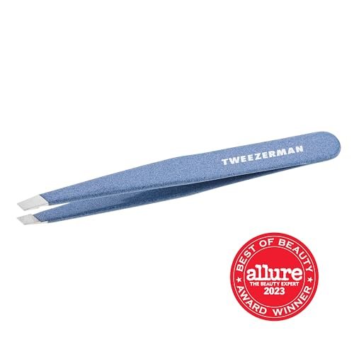 Tweezerman Slant Tweezer, Granite Sky Model No. 230-GSR, sky blue, 1 Count - Morena Vogue