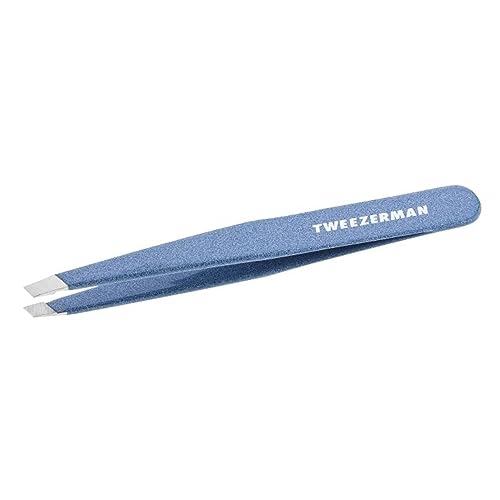 Tweezerman Slant Tweezer, Granite Sky Model No. 230-GSR, sky blue, 1 Count - Morena Vogue