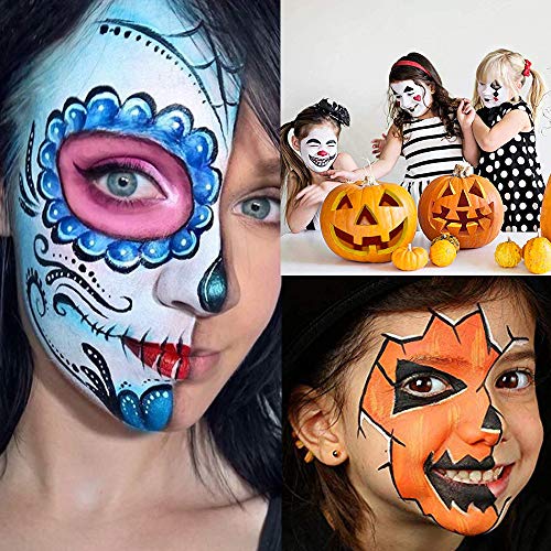 UCANBE Face Body Paint Oil, Professional 15 Colors FX Makeup Palette- Non Toxic Hypoallergenic Safe Facepaint for Halloween, Cosplay Costumes, Parties and Festivals - Morena Vogue