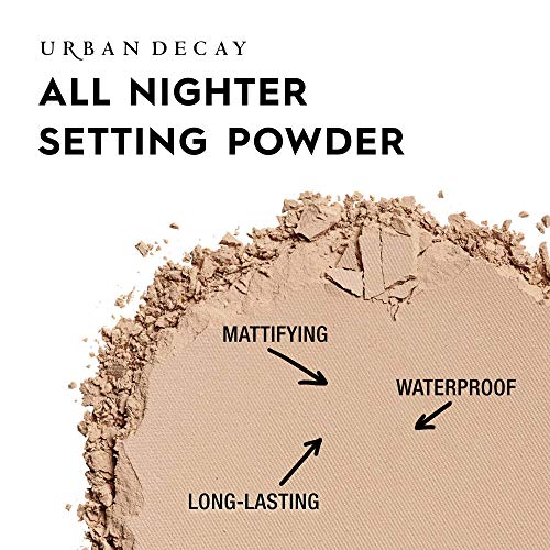 Urban Decay All Nighter Waterproof Setting Powder - Lightweight, Translucent Makeup Finishing Powder - Smooths Skin + Minimizes Shine - Lasts Up To 11 Hours - Morena Vogue