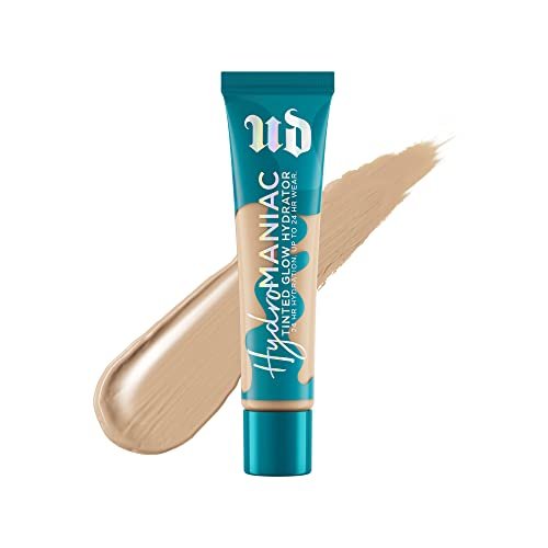 Urban Decay Stay Naked Hydromaniac Tinted Glow Foundation, Buildable Medium Coverage, Vegan Formula*, Shade: 30, 35ml - Morena Vogue