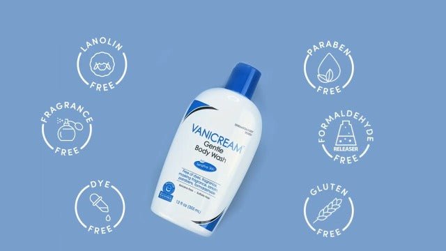 Vanicream Gentle Body Wash -12 fl oz - Formulated Without Common Irritants for Those with Sensitive Skin - Morena Vogue