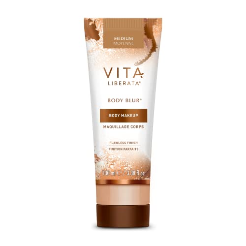 Vita Liberata Body Blur, Leg and Body Makeup. Skin Perfecting Body Foundation for Flawless Bronze, Easy Application, Radiant Glow, Evens Skin Tone, New Packaging - Morena Vogue